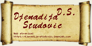 Đenadija Studović vizit kartica